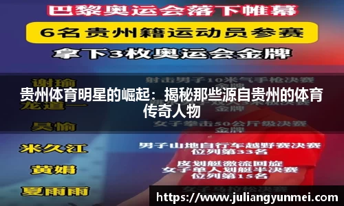 贵州体育明星的崛起：揭秘那些源自贵州的体育传奇人物