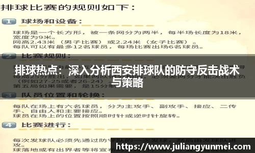 排球热点：深入分析西安排球队的防守反击战术与策略
