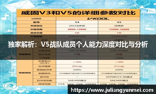 独家解析：V5战队成员个人能力深度对比与分析
