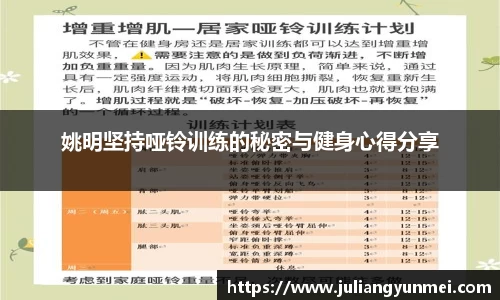 姚明坚持哑铃训练的秘密与健身心得分享