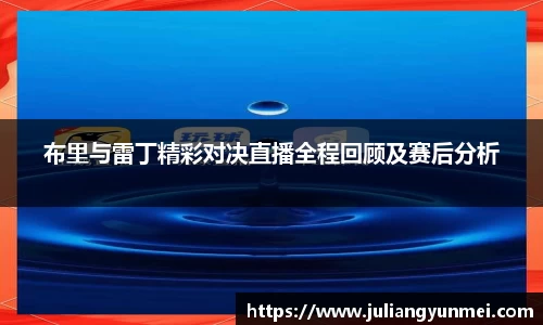 布里与雷丁精彩对决直播全程回顾及赛后分析